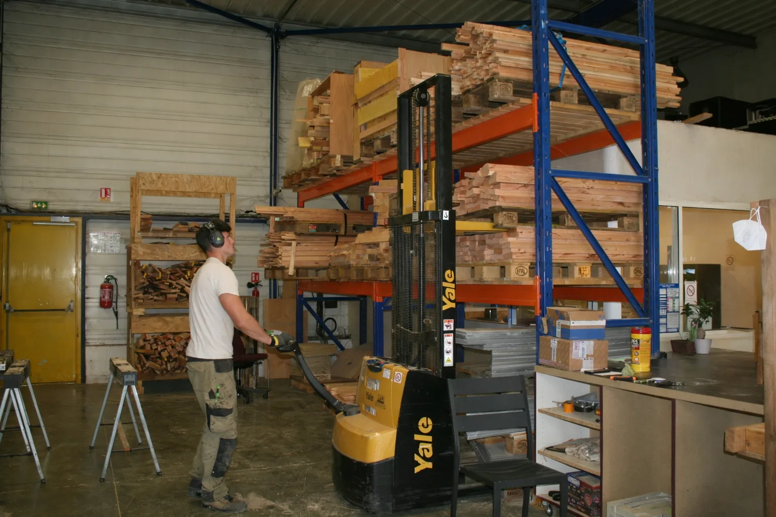 Vue générale de l'atelier La Planète Bois