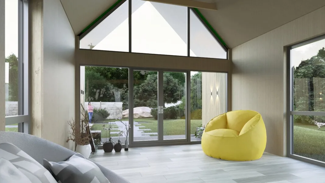 Maison ossature bois réalisée par La Planète Bois