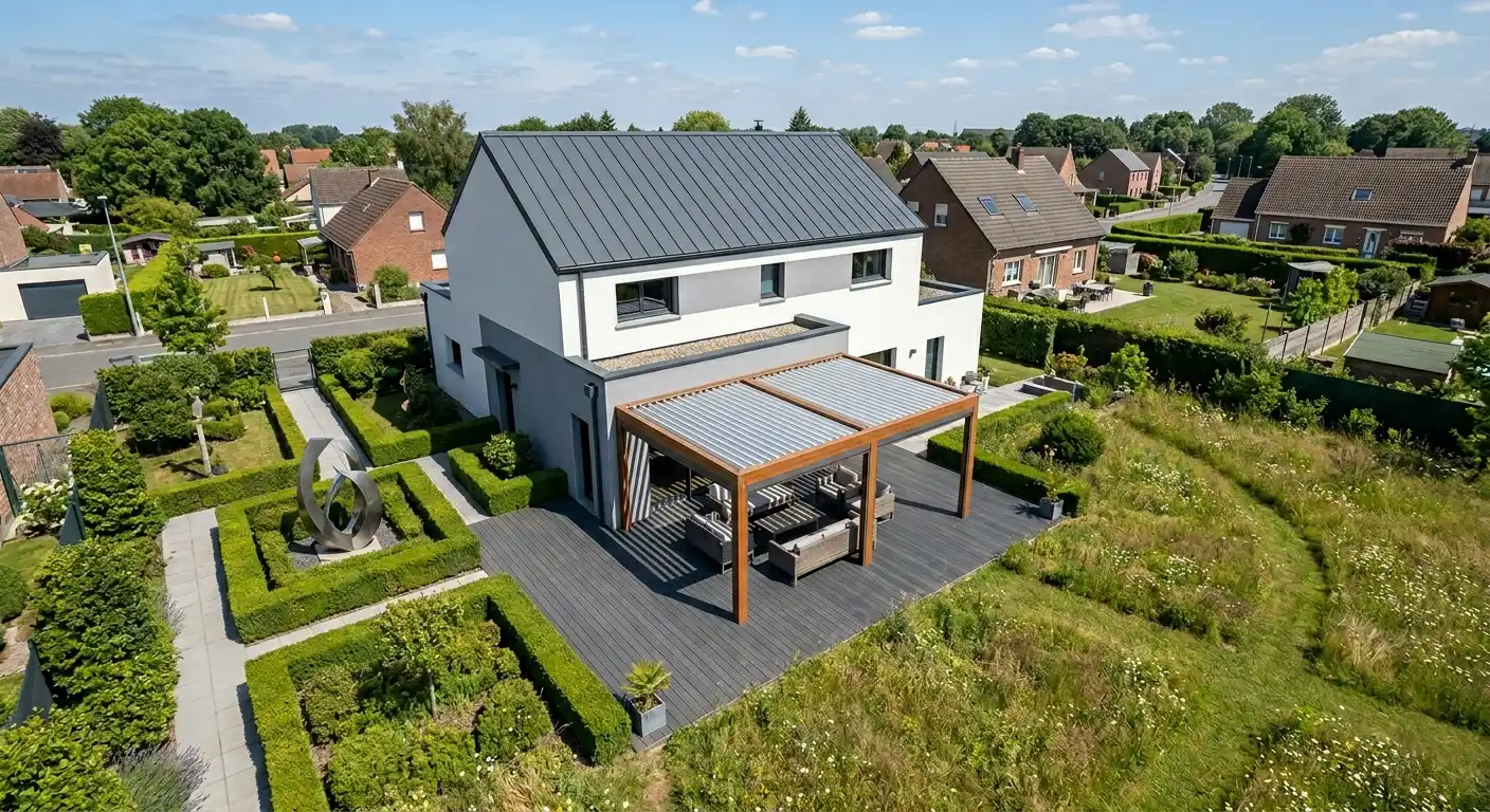 Réalisation pergola bois 5