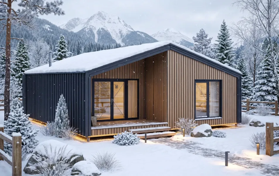 Maison ossature bois sur mesure réalisée par La Planète Bois près de Soissons